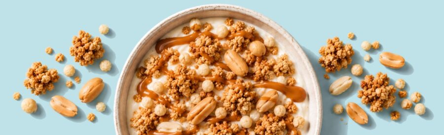Granola v miske