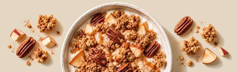 Granola v miske